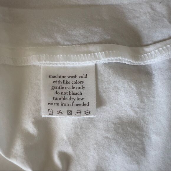 ISLAND COMPANY Marra-Lago White Cotton Dress Size S - Picture 8 of 8